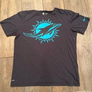 Mens Nike Dolphins Shirt Size L